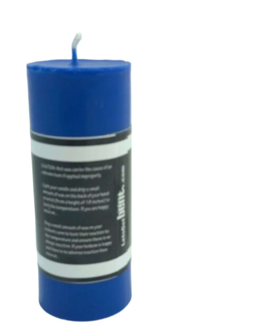 Blue Large Pillar Candle