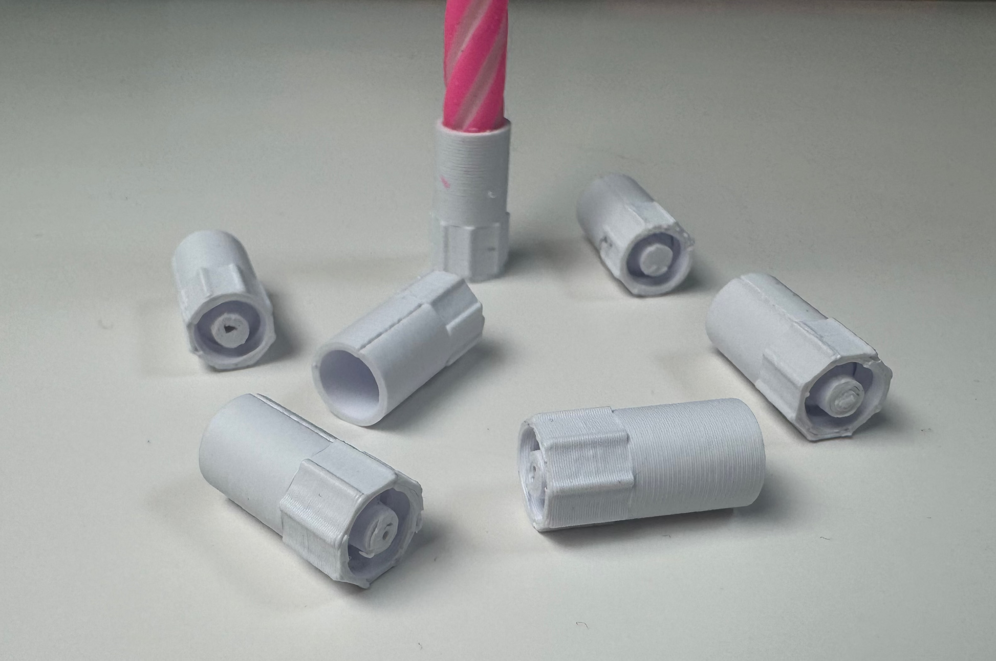 White Birthday Candle Holder type