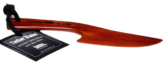 Vipers Kiss - Timber Blades -Padauk wood small