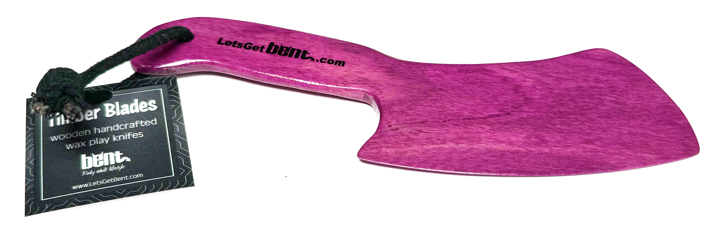 Happy Cleaver - Timber Blades - Purple Heart wood