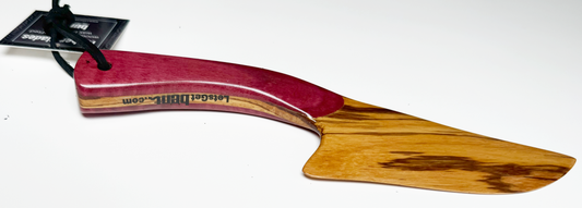The Fang - Timber Blades - Purpleheart and Zebrano wood