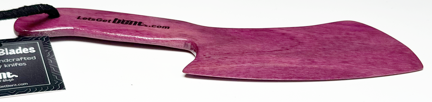 Happy Cleaver - Timber Blades - Purple Heart wood
