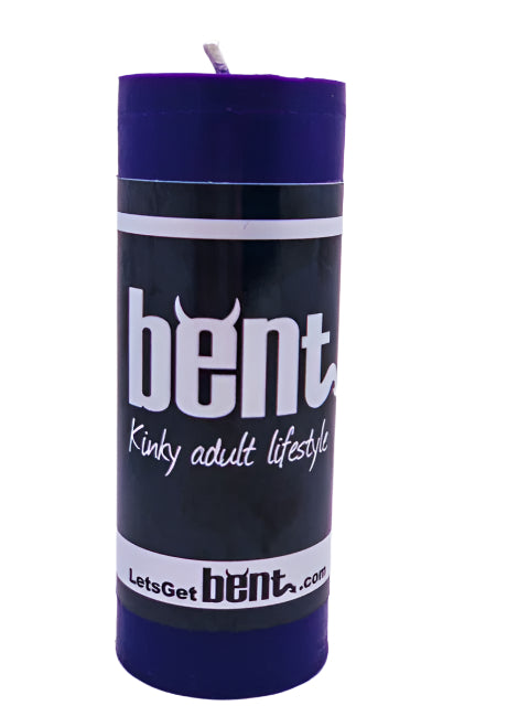 Large pillar purple candle