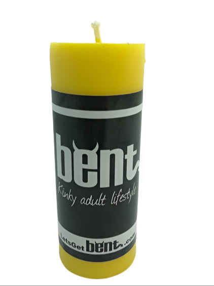Large pillar yellow candle