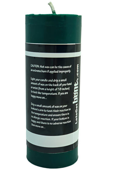 Large pillar Green Candle